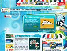 Tablet Screenshot of nunet.com.mx